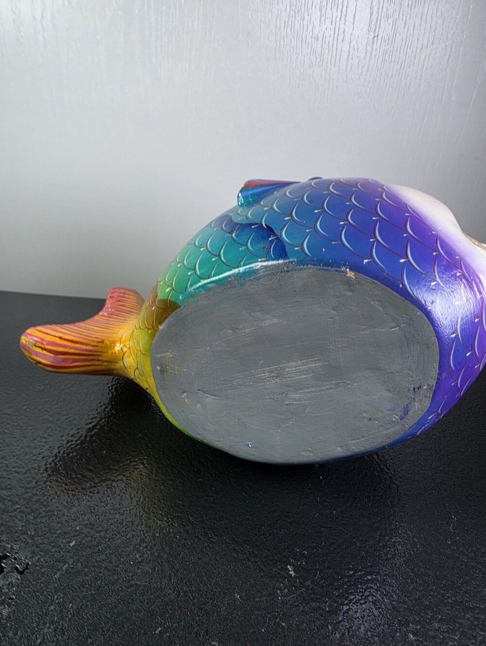 Vintage Folk Art Fish By A. Mendoza - Picture 12 of 14
